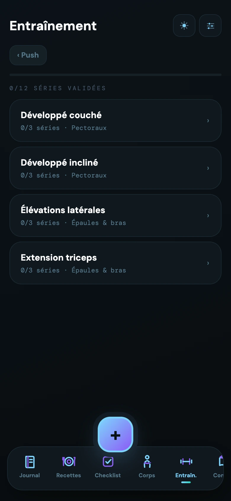 Exercices dans l’application élève Folowi